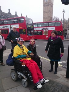 Preparing to leave Westminster at 7.30am