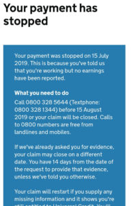 journal_note_universal credit stopped